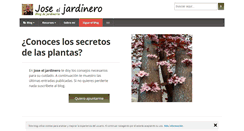 Desktop Screenshot of joseeljardinero.com